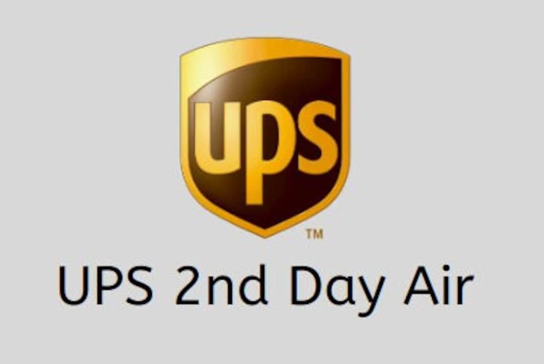 UPS 2nd Day Air Shipping Upgrade 2 Business Days Expedite Etsy