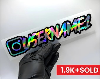 Instagram Decal | Instagram Car Decal, Window Decal, Personalized, Custom Stickers, Name Decal, Vinyl Decal, Instagram Business,Social Media