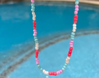 Summer Girl Beaded Necklace