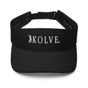 KOLVÉ golfvisir: Lågprofil, kardborreknäppning (97 % polyester)