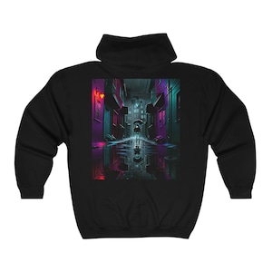 Wicked Zip Hooded Sweatshirt - Etsy