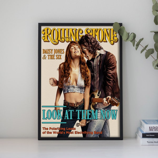 Póster de Daisy Jones & The Six Movie, impresión de carteles en lienzo, arte clásico de pared de película para decoración de habitaciones, gran regalo para regalar