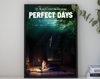 Perfect Days Customized posters, Personalized movie posters, Classic movie posters,  Wall decorations, Film Printmaking