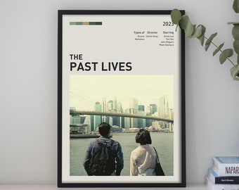 Past Lives Custom Poster, 2023 Film Posters, Personalized Movie Posters, Minimalist Poster, HD Poster, Canvas Print, Wall decor