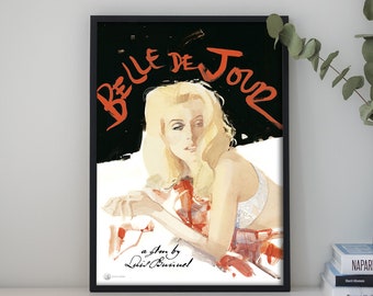 Belle De Jour Movie Poster | Vintage Retro Art Print | Wall Art Print |Home decor