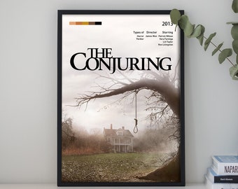 The Conjuring Custom Poster, Classic Film Posters, Vintage Movie Poster, Personalized Movie Posters, HD Poster, Canvas Print, Wall decor