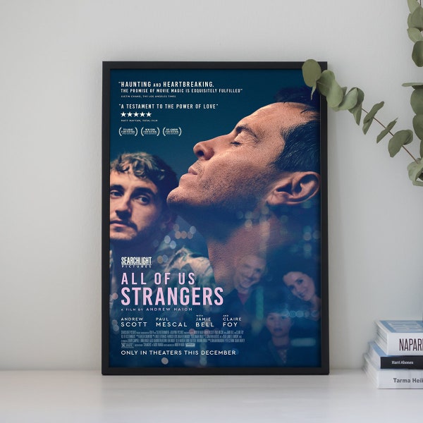 All of Us Strangers customized posters, personalized movie posters, classic movie posters, wall decorations, movie prints, gifts for him