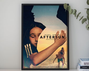 Affiche de film Aftersun, impression d'affiche sur toile, art mural de film classique pour décoration de chambre