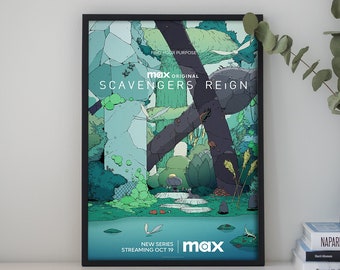 Scavengers Reign Movie Poster, Canvas Poster Printing, Classic Movie Wall Art for Room Decor, Great gift to give