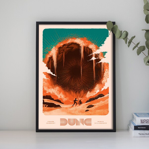 Dune Filmplakat, Leinwanddruck, klassische Filmwandkunst für Raumdekor, tolles Geschenk zum Geben