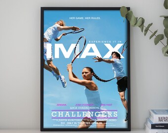 Challengers Customized posters, Personalized movie posters, Classic movie posters,  Wall decorations, Film Printmaking