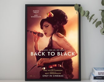 Back to Black Movie Poster - High quality canvas art print - Room decoration - Art Poster For Gift Custom Poster - Gift for Love