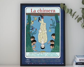 Stampa di poster del film La Chimera, Decorazione della camera, Arte del film, Regali per lui/lei, Stampa del film, Stampa d'arte