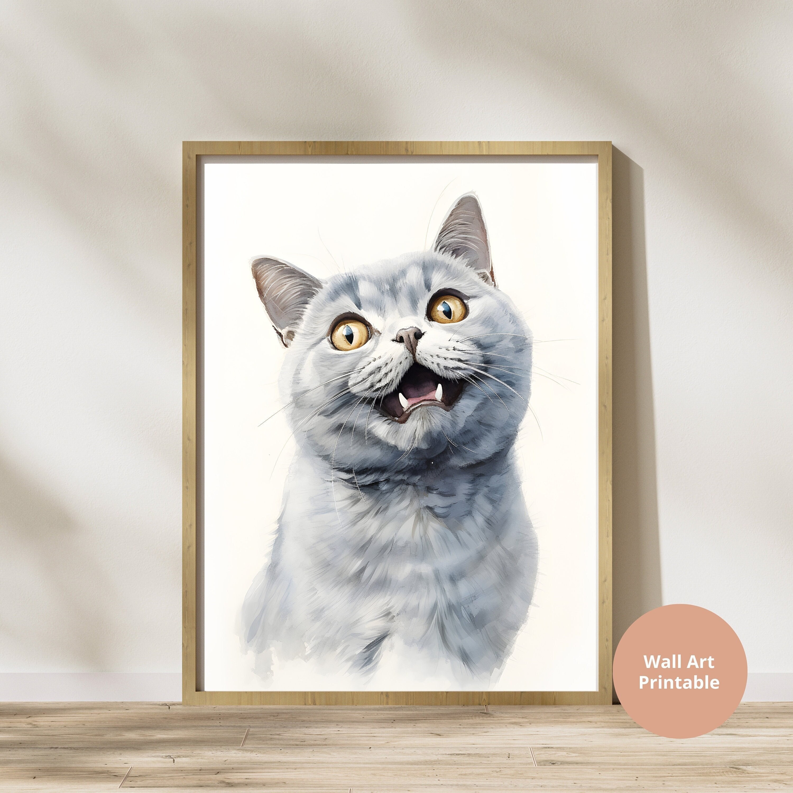 Chartreux painting - Etsy 日本