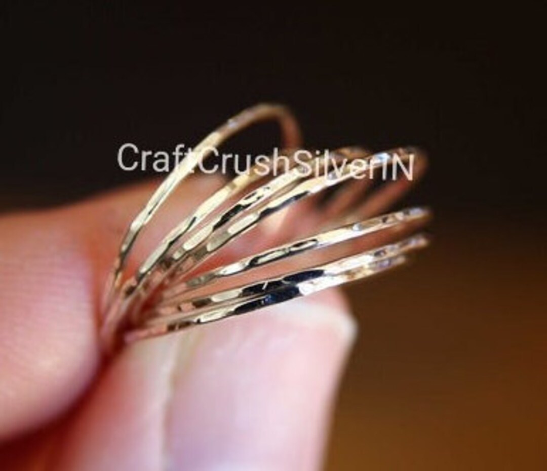 Set of 7 Stacking Sterling Silver Ring, Stacking Set Ring, Silver Ring ...