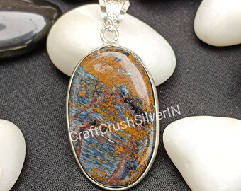 Pietersite Pendant 925 Sterling Silver Pendant Amazing Pendant Handmade Women Pendant Pietersite Gemstone Jewelry Vintage Pendant For Gift