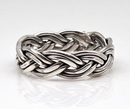 SILVER925 BRAID RING/JEWELRY /シルバー/リング