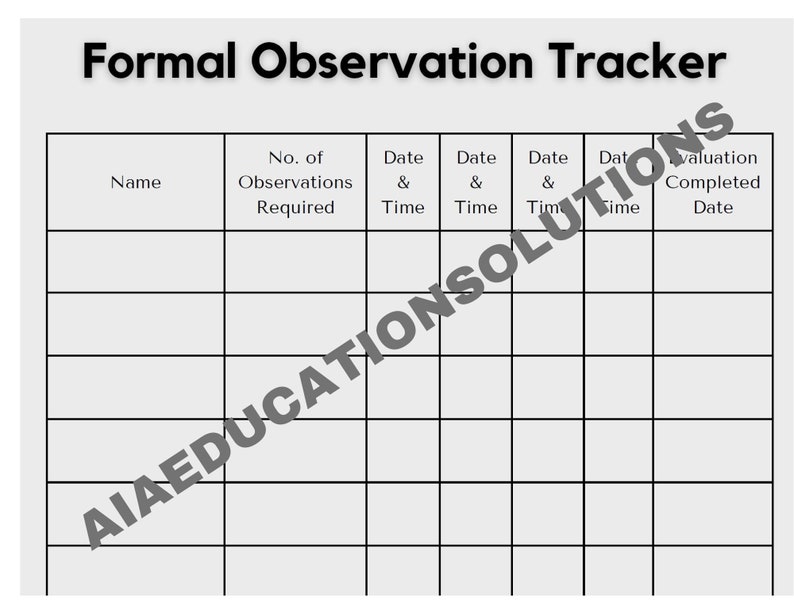 Academic Planner for School Administrators Etsy