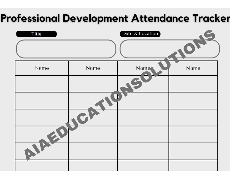 Academic Planner for School Administrators Etsy