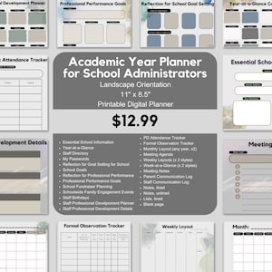 Academic Planner for School Administrators