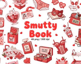 Smutty Book Bundle Digital Stickers