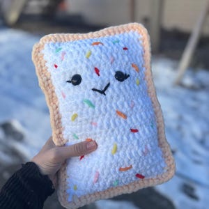 Crocheted Pop Tart Toaster Strudel Handmade Amigurumi