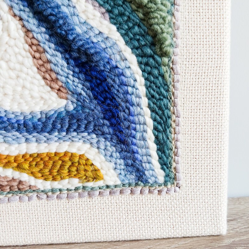 Picture of Fiber Wall Art for a Modern Living Room, Nature Inspired Decoration ...