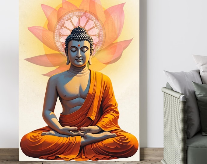 Buddha Printable Spiritual Art | Buddha Art | Peaceful Art | Zen Art | Buddha Poster | Mystic Art | Buddha Print | Buddhism |