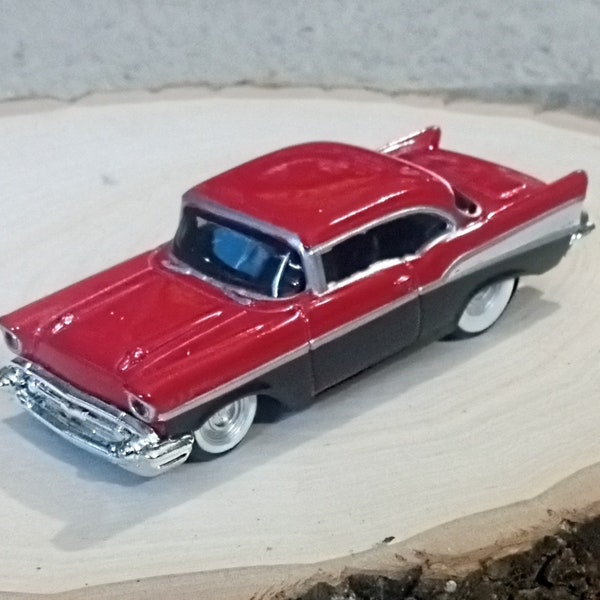 Maisto 1957 Chevy Bel Air 1/64 scale rubber tires