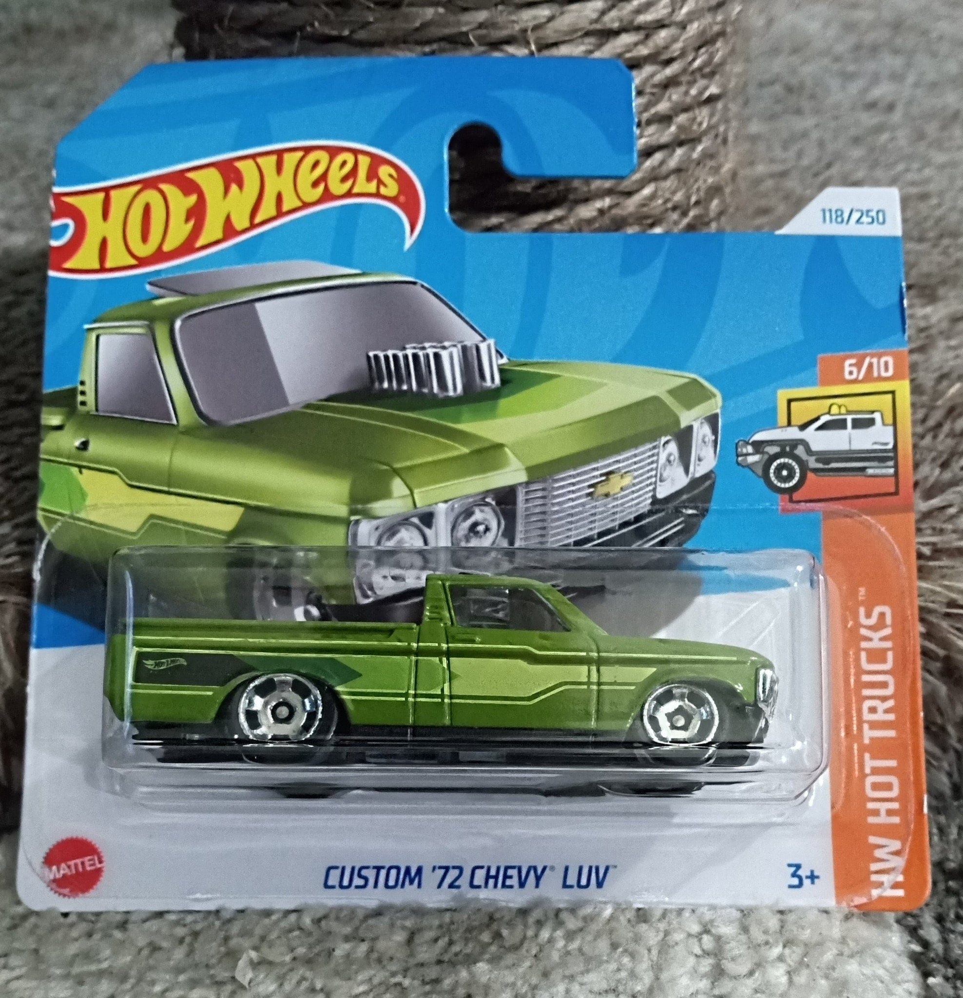 Hot Wheels Custom 1972 Chevy Luv Pickup Short Card - Etsy