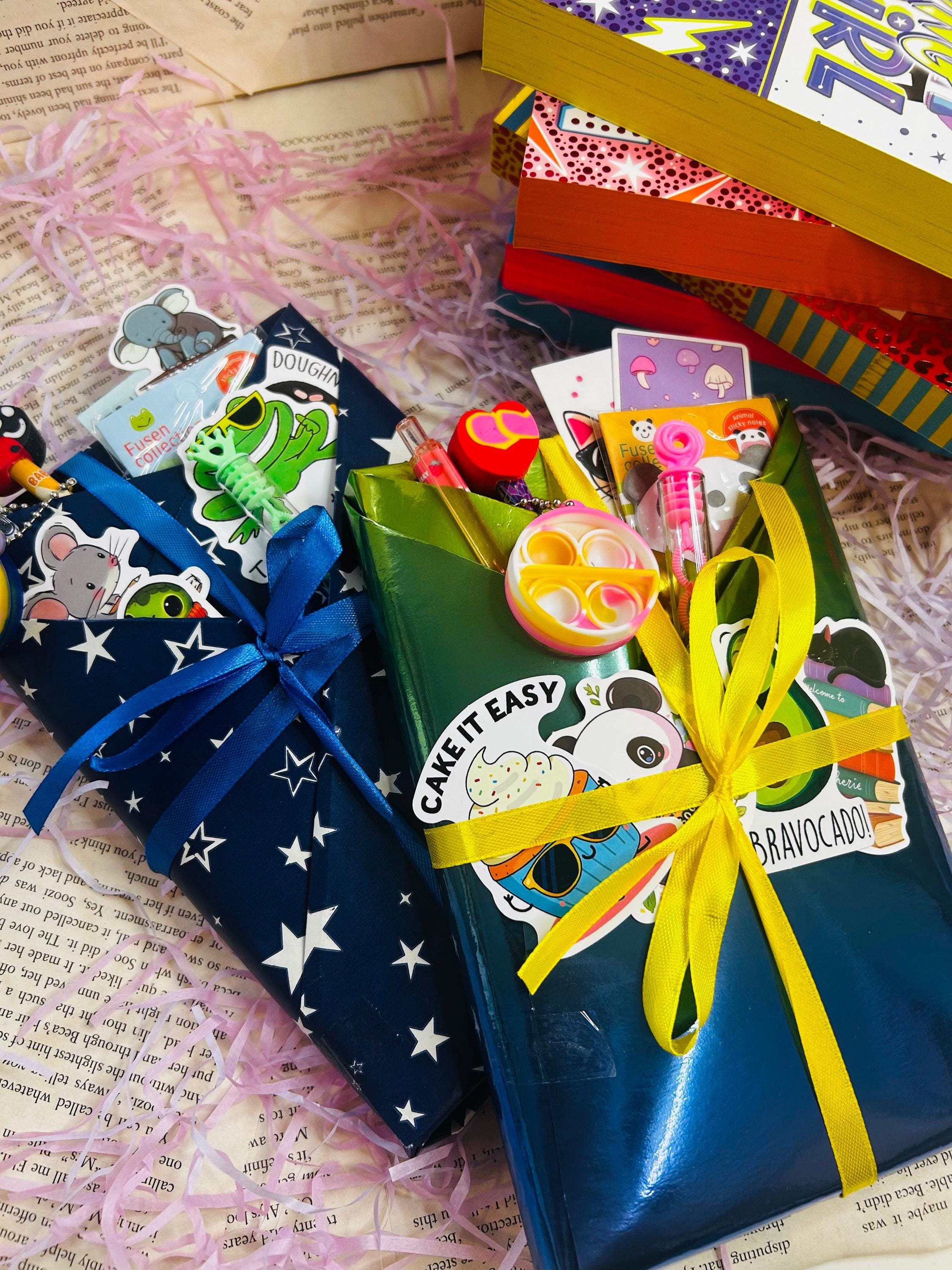 Kids Mystery Book, Includes Bookmark, Bubbles and Stickers, Sprayed Edges, New & Preloved Books