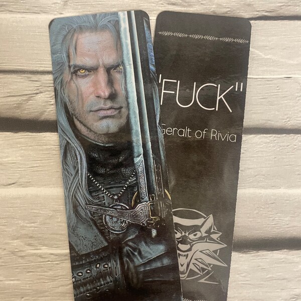 The Witcher handmade bookish bookmark