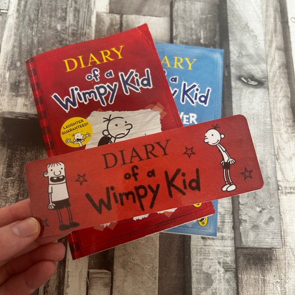 Wimpy kid childrens bookmark