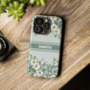 Custom Phone Case Personalized Floral Phone Case For iPhone 15 14 13 12 11 X XR XS 8 Pro Max Plus Galaxy S24 s23 s22 S21 0135