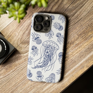 Jellyfish Phone Case Ocean Phone Case Jellyfish Iphone Case Phone Case For iPhone 15 14 13 12 11 X XR 8 Pro Max Plus Galaxy s23 s21 Pixel 7