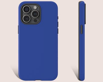 Blue Phone Case Solid Blue Phone Case Plain Blue Phone Case For iPhone 15 14 13 12 11 X Pro Max Plus Galaxy s24 s23 s22 Pixel 8 7 6 Pro 0448