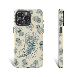 Jellyfish Phone Case, Jellyfish Iphone Case, Sea Animal, Beach Phone Case, Phone Case For iPhone 15 14 13 12 11 X XR 8 Pro Max Plus Galaxy