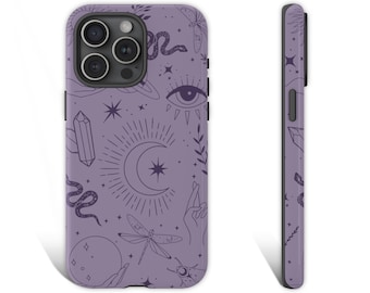Lavender Mystical Phone Case, Magical Phone Case for iPhone 16 15 14 13 12 11 X Pro Galaxy s25 s24 s23 Pixel 9 8 7 6 Pro 0080