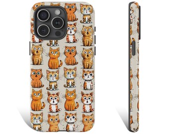 Cat Phone Case, Cat Iphone Case, Funny Cat Phone Case, Animal Phone Case, Phone Case For iPhone 15 14 13 12 11 X XR Pro Max Plus Galaxy 0254