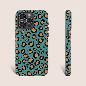 Leopard Print Phone Case, Leopard Print Iphone Case, Animal Print Phone Case, Phone Case For iPhone 15 14 13 12 Pro Max XR Galaxy s23 s22