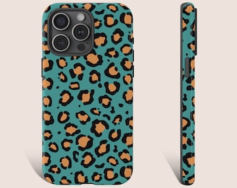 IPhone 17 16 15 14 13 12 11 11 Pro Max Mini 7 8 XR XS X 用ヒョウ柄