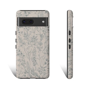 Boho Floral Phone Case Boho Flower Phone Case for iPhone 15 14 13 12 Pro Max XR XS 8 Plus Galaxy S24 S23 Pixel