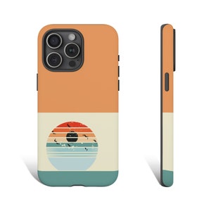 Retro Stripes Phone Case, Retro Iphone Case, Vintage Style Phone Case, Phone Case For iPhone 15 14 13 12 11 X XR XS 8 Pro Max Plus Galaxy