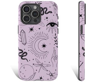 Magical Phone Case, Mystical Phone Case, Witchy Phone Case For iPhone 16 15 14 13 12 11 XR Pro Max Plus Galaxy s24 s23 Pixel 8 7 6 Pro 0069