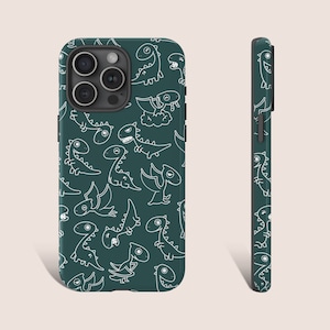 Dinosaur Phone Case, Dino Phone Case, T-rex Phone Case, Animal Phone Case, Phone Case For iPhone 15 14 13 12 11 X XR 8 Pro Galaxy s23