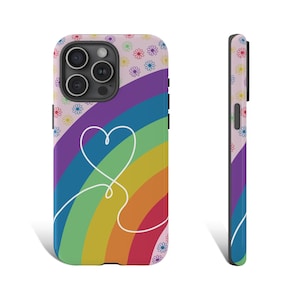 LGBTQ Pride Phone Case Gay Pride Phone Case LGBTQ Rainbow Phone Case For iPhone 15 14 13 12 11 X XR Pro Galaxy s23
