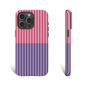 Vertical Stripe Phone Case Striped Phone Case Pink Stripe Phone Case For iPhone 15 14 13 12 11 X XR 8 Pro Max Plus Galaxy s24 s23 Pixel 8 7
