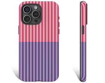Vertical Stripe Phone Case Striped Phone Case Pink Stripe Phone Case For iPhone 15 14 13 12 11 X Pro Max Plus Galaxy s24 s23 Pixel 8 7 0450