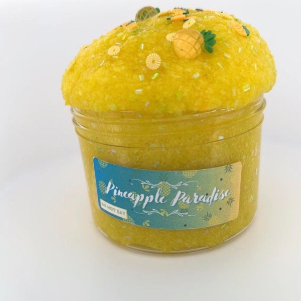 Pineapple Paradise | Snow Fizz | Pineapple Scented Slime