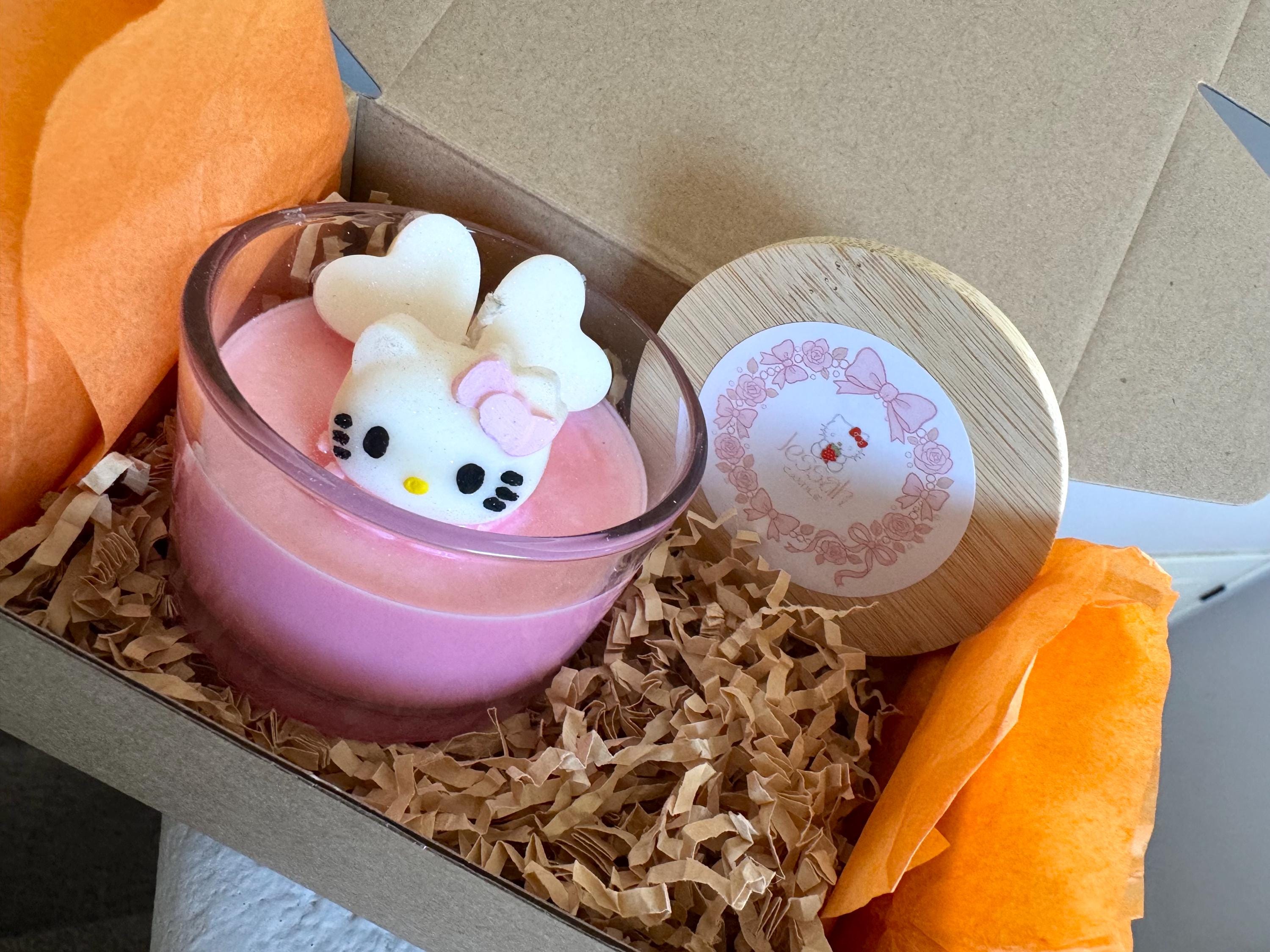 Kitty Candle | Bows | Sanrio| Kitty Decor | 7oz Candle | Themed